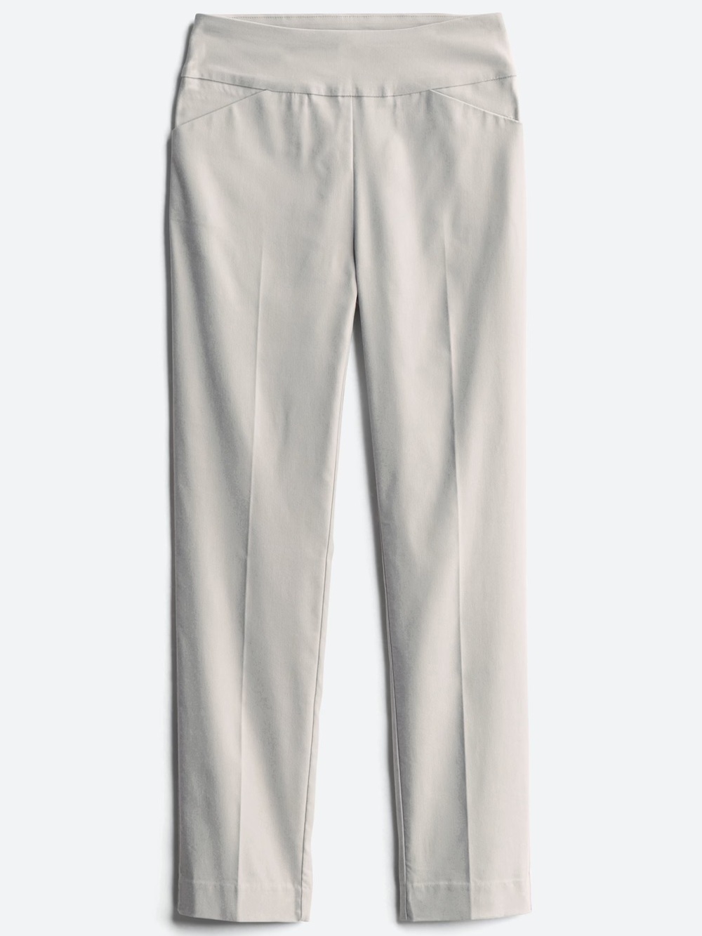 Tribal Fia NWT Straight Leg Pull On Trouser Career Pant Stitch Fix Silver Sz 10